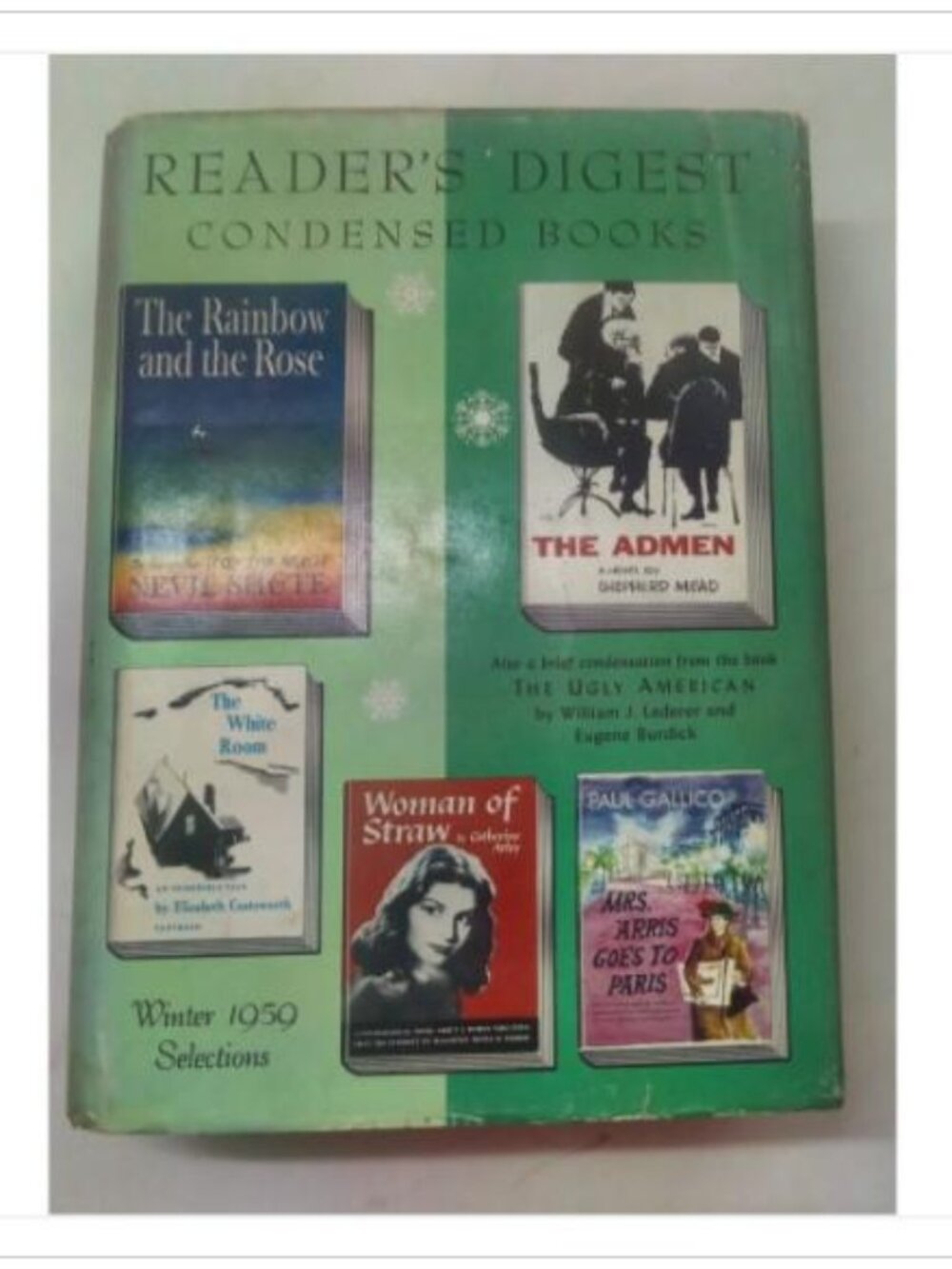 Reader's Digest Condensed Books Winter 1959 Selections Vol 1 1958 HC